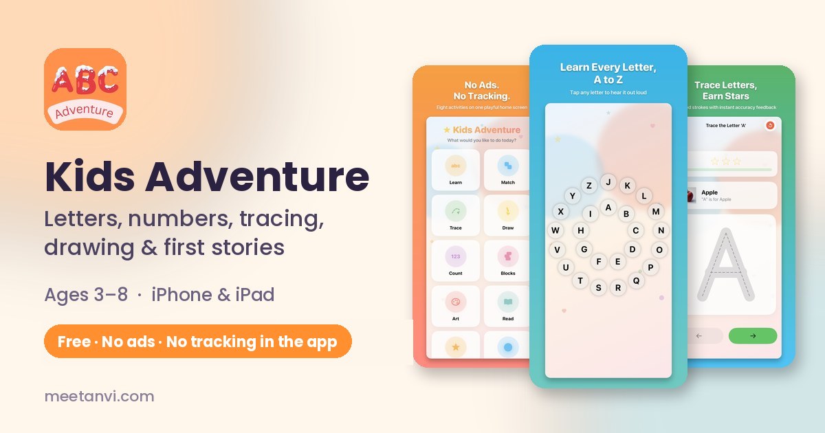 I built a kids' learning app on my own with no ads, no purchases and no tracking. Here's what that m